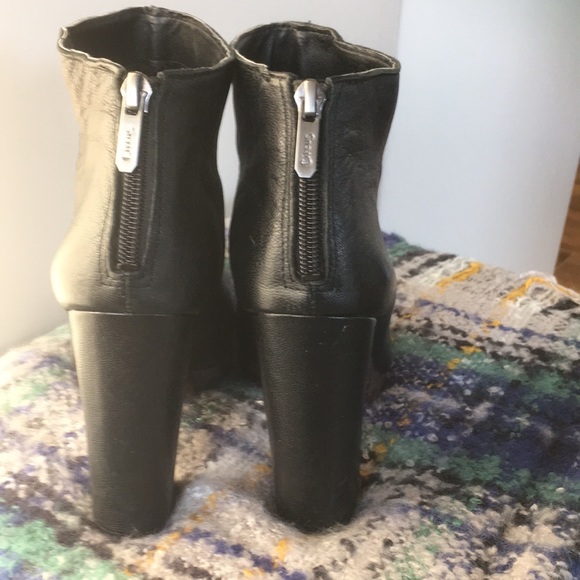 Sam Edelman Circus Heeled Back Zip Bootie Size 8.5 - Picture 4 of 9